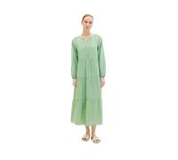 TOM TAILOR - Maxi-Kleid mit Volants okra green 36