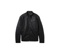 Tom Tailor - Kunstleder Bikerjacke black - Gr. - XL