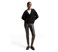 TOM TAILOR DENIM - Leggings in Lederoptik deep black XXL