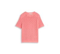 Tom Tailor - Kurzarm Strickpullover soft fuchsia pink - Gr. - XS