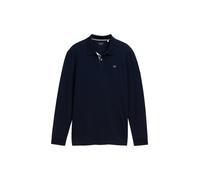Langarm-Poloshirt TOM TAILOR Gr. XXXL, blau (sky captain blue) Herren Shirts (32875637-XXXL) sky captain blue