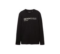 Tom Tailor Langarmshirt Herren schwarz, L