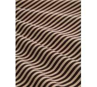 Tom Tailor - Langarmshirt mit Knopf-Details dark brown beige stripe - Gr. - M