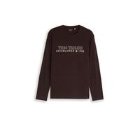 TOM TAILOR mit Logo Print (44802045-XL) schwarz chocolate braun