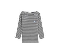 Tom Tailor - Langarmshirt mit Streifenmuster blau - Gr. - XL