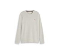 Tom Tailor - Langarmshirt mit Streifenmuster offwhite structured stripe - Gr. - L
