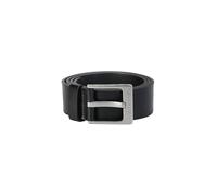 Ledergürtel TOM TAILOR "TTCALVINPLUS", Herren, Gr. 105, schwarz, Rindsleder, unifarben, Gürtel Ledergürtel, 4 cm breiter Herrengürtel, Casual und Jeans Look (86704620-105) schwarz