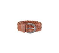 Tom Tailor Flechtgürtel "Lisa" Leder 40 mm Damengürtel cognac 90