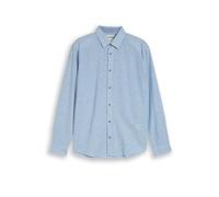 TOM TAILOR Leinehemd blau | S