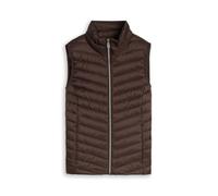 Steppweste TOM TAILOR, Damen, Gr. XL, java schwarz braun, Steppware, Obermaterial: 100% Polyester. Futter: 100% Polyester, unifarben, normal hüftbedeckend, Rundhals, Westen Steppweste, mit Stehkragen