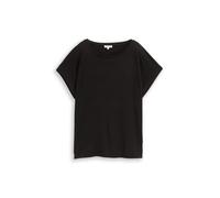 Tom Tailor - Locker geschnittenes T-Shirt schwarz - Gr. - XXL