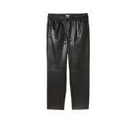 Tom Tailor - Lockere Kunstleder Hose deep black - Gr. - 42/28