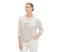 Tom Tailor Longsleeve in Hellgrau - Größe 50 | Damen Tops