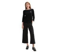 TOM TAILOR - 3/4 Shirt mit Print deep black S