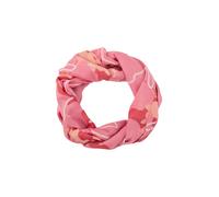 Tom Tailor - Loop-Schal mit Muster pink big floral shapes design - Gr. - ONE SIZE