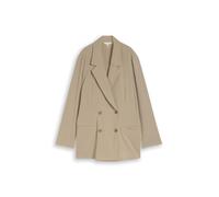Tom Tailor - Loose Fit Blazer mit Taschen silver olive - Gr. - 40