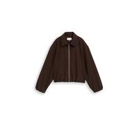 Tom Tailor Regular Fit Blouson mit Viskose-Anteil in Dunkelbraun, Größe 46