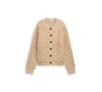 Tom Tailor - Loose Fit Bou ardigan gravel beige melange - Gr. - S