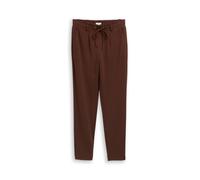 Tom Tailor - Loose Fit Stoffhose dark pecan brown - Gr. - 32