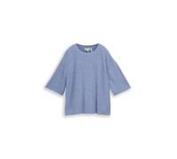 Tom Tailor - Loose Fit Strickpullover fern blue melange - Gr. - XS