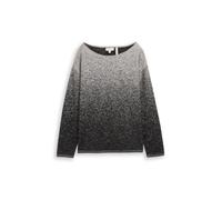 Tom Tailor - Loose Fit Strickpullover mit Farbverlauf black grey degrade design - Gr. - XXXL