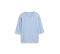 Tom Tailor - Loose Fit Strickpullover mit Kaschmir-Anteil kentucky blue melange - Gr. - L