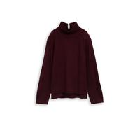 Tom Tailor Loose Fit Strickpullover aus Viskose-Mix in Rot Melange, Größe S