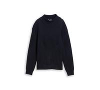 TOM TAILOR Damen 1049140 Loose Fit Strickpullover mit Stehkragen (1er Pack)