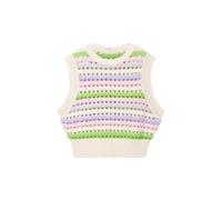 TOM TAILOR Mädchen 1037907 Pullunder mit Streifen, 32556-pink Purple Multicolor Stripe, 176