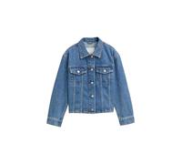 TOM TAILOR Mädchen 1045788 Jeansjacke, 10113 - Clean Mid Stone Blue Denim, 164 EU