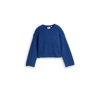 TOM TAILOR Mädchen 1047399 Kinder Cropped Strickpullover, 18712-Sicilian Blue, 152