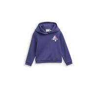 TOM TAILOR Mädchen 1047438 Kinder Hoodie Sweatshirt mit Blumen-Motiv, 38338-Dark Blue Harbor, 92-98