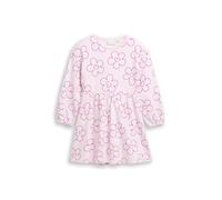 tom tailor kids - Sweatshirt-Kleid mit Blumenmuster neon lilac flower print - Gr. - 122