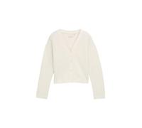 TOM TAILOR Mädchen 1048311 Kinder Cropped Cardigan mit V-Ausschnitt, 12906-Wool White, 164