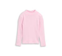 Tom Tailor Mädchen 1048662 Kinder Pointelle Langarmshirt Mit Rollkragen, 13233 - Peachskin, 92-98 EU