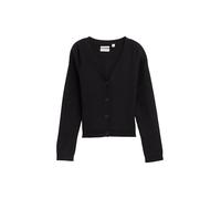 tom tailor kids - Cropped Cardigan mit V-Ausschnitt heavy black - Gr. - 152