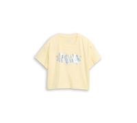 Tom Tailor Mädchen 1051054 Kinder Cropped T-Shirt mit Glitzer-Print