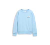 tom tailor kids - Oversize Sweatshirt mit Rückenprint light cloudy blue - Gr. - 140
