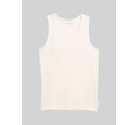 TOM TAILOR Mädchen Basic Ripp Top, weiß, Uni, Gr. 176