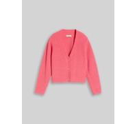 TOM TAILOR Mädchen Cardigan mit V-Ausschnitt, rosa, Uni, Gr. 92/98