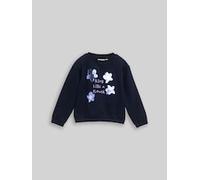 tom tailor kids - Cropped Sweatshirt mit Wendepailletten sky captain blue - Gr. - 134