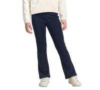 Leggings TOM TAILOR, Mädchen, Gr. 110, N-Gr, blau (sky captain blau), Web, Obermaterial: 95% Baumwolle, 5% Elasthan, unifarben, körpernah lang, Hosen Leggings, Bootcut / mit Stretch / Gummizug / für G