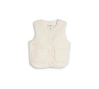 TOM TAILOR Mädchen Gilet in Felloptik creme | 104-110