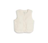 TOM TAILOR Mädchen Gilet in Felloptik creme | 128-134