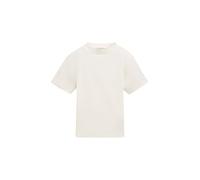 TOM TAILOR Mädchen Kinder Basic T-Shirt mit Rippstruktur, 12906 - Wool White, 164