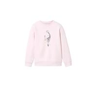 TOM TAILOR Mädchen Kinder Sweatshirt mit 3D-Print, 29362 - Faded Primrose, 116/122