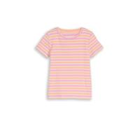 tom tailor kids - Ripp T-Shirt mit Streifenmuster multicolor peach stripe - Gr. - 98