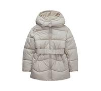 TOM TAILOR Mädchen Kinder Winterjacke mit Gürtel 1033338, Grau, 104-110