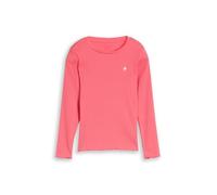 T-Shirt TOM TAILOR, Mädchen, Gr. 116/122, pink (pink dream), Single Jersey, Obermaterial: 93% Baumwolle, 7% Elasthan, regular fit, Shirts T-Shirt (34030933-116) pink dream