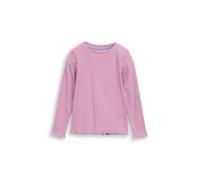 TOM TAILOR Mädchen Langarmshirt mit Streifenmuster, lila, Gestreift, Gr. 92/98